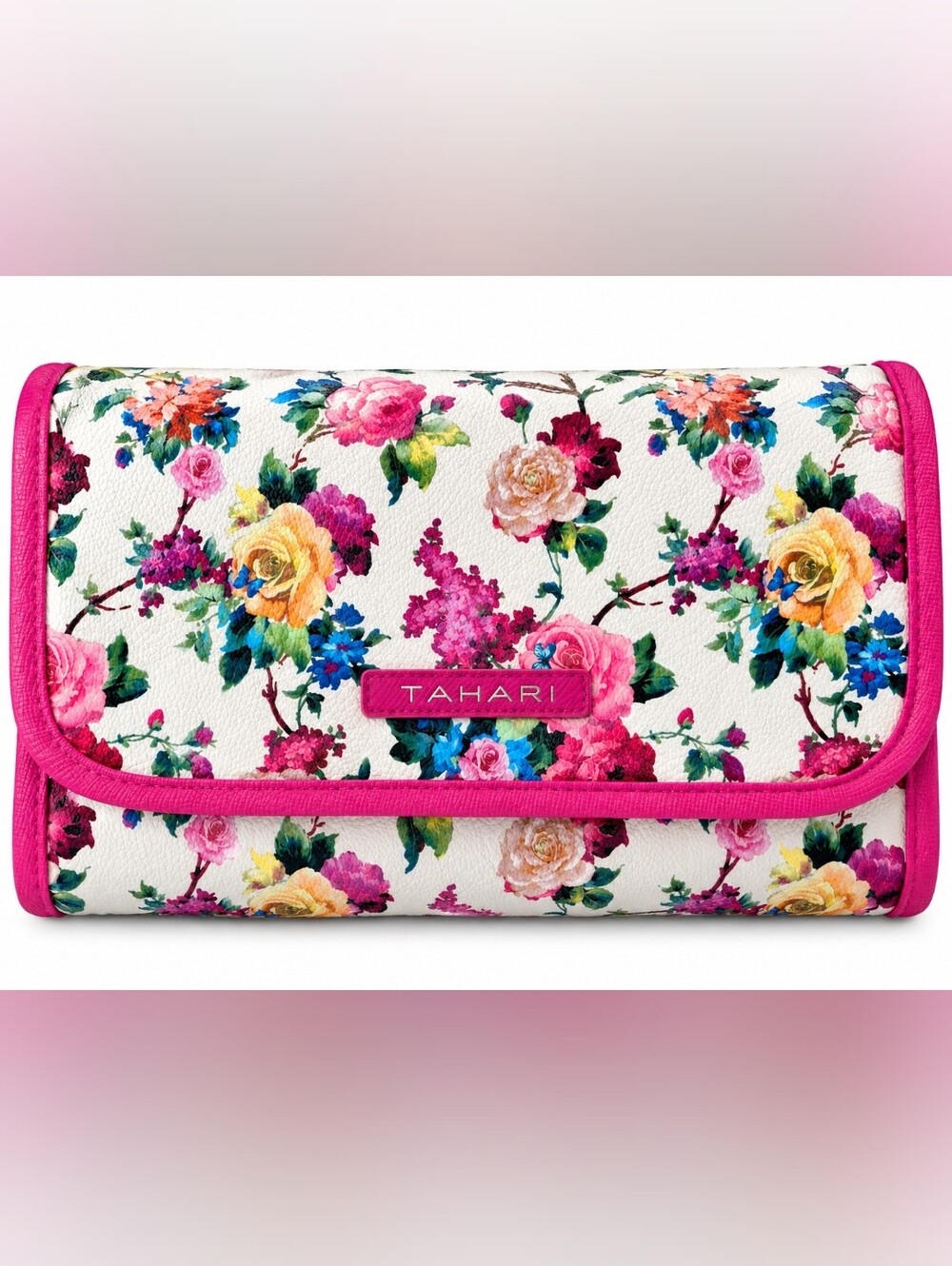 Tahari Floral Hanging Travel Bag